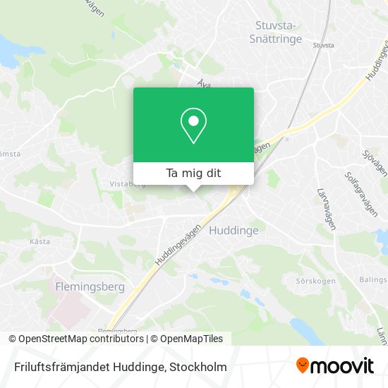 Friluftsfrämjandet Huddinge karta