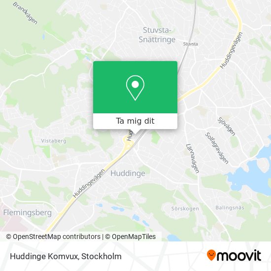 Huddinge Komvux karta