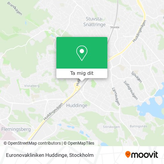 Euronovakliniken Huddinge karta