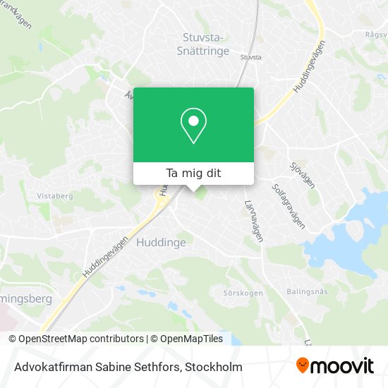 Advokatfirman Sabine Sethfors karta