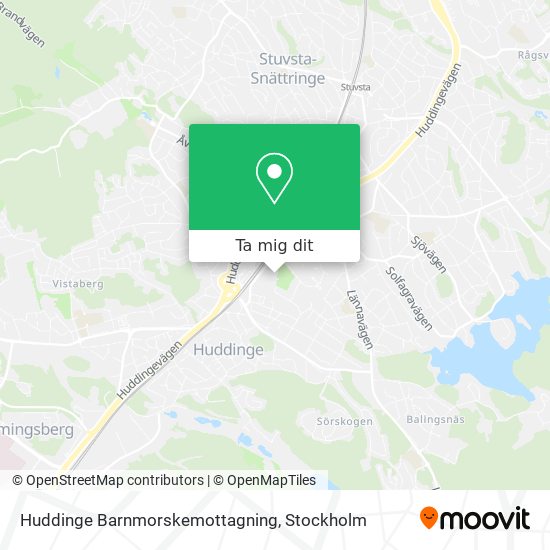 Huddinge Barnmorskemottagning karta