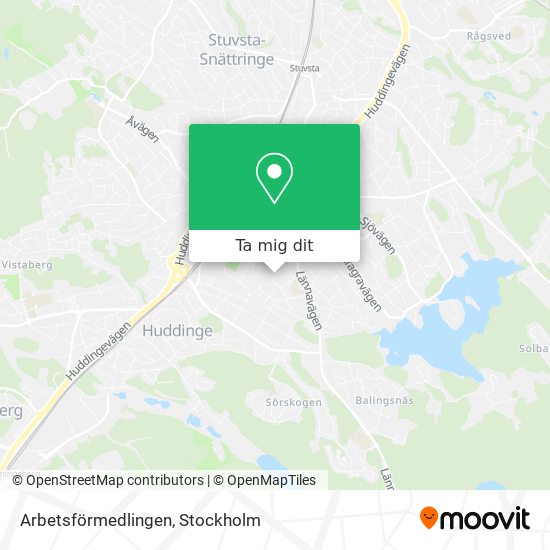 Arbetsförmedlingen karta