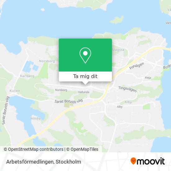 Arbetsförmedlingen karta