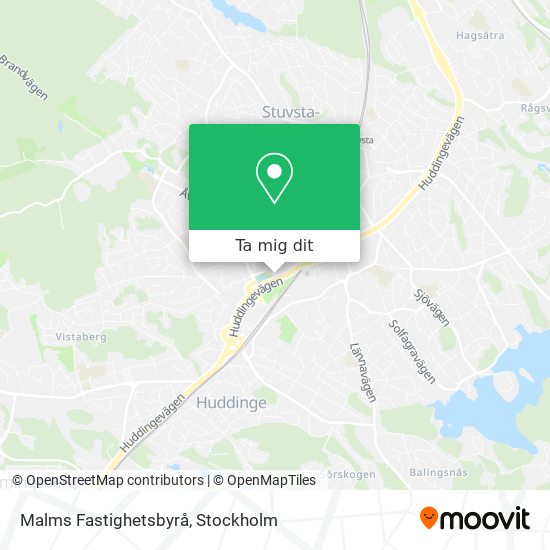 Malms Fastighetsbyrå karta