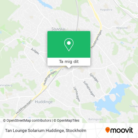 Tan Lounge Solarium Huddinge karta