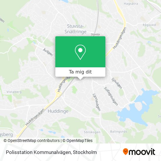 Polisstation Kommunalvägen karta