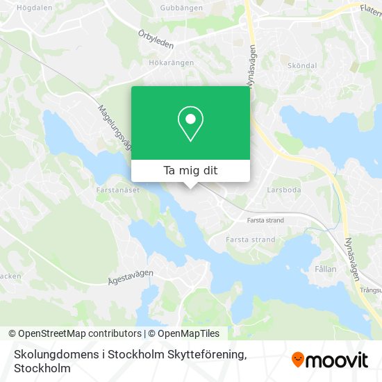 Skolungdomens i Stockholm Skytteförening karta