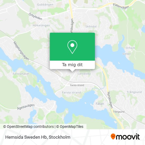 Hemsida Sweden Hb karta