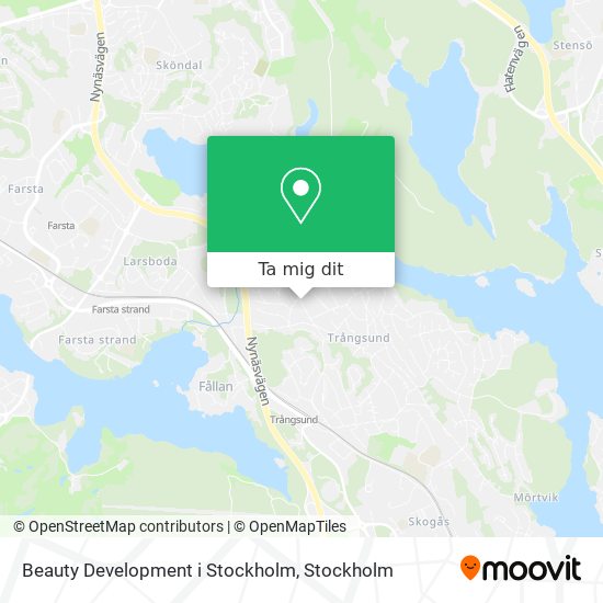 Beauty Development i Stockholm karta