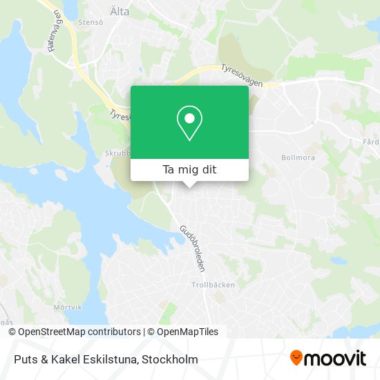 Puts & Kakel Eskilstuna karta