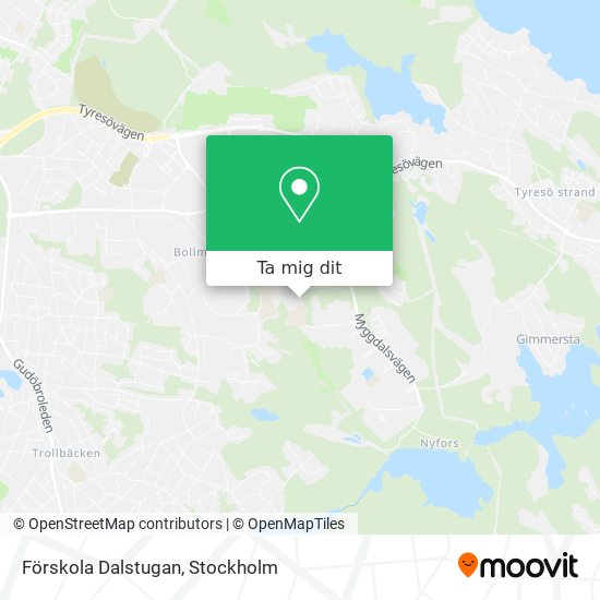 Förskola Dalstugan karta