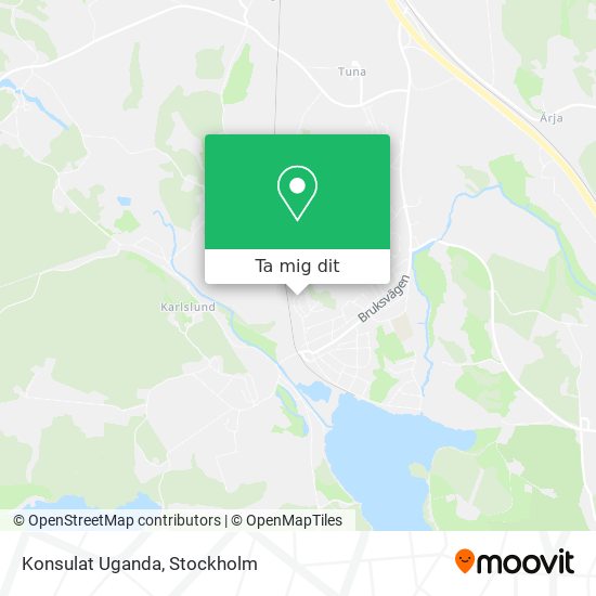 Konsulat Uganda karta