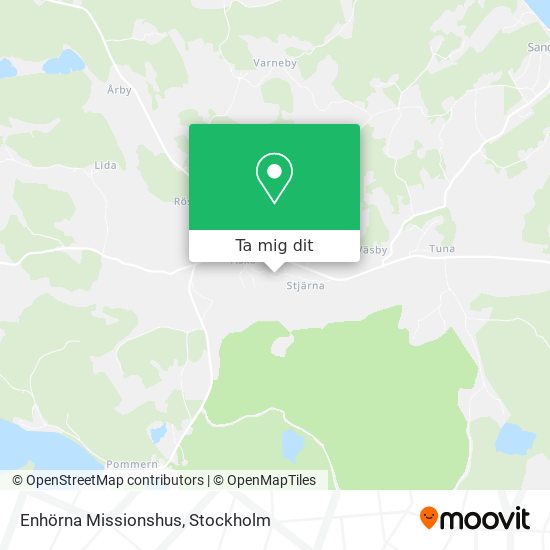 Enhörna Missionshus karta