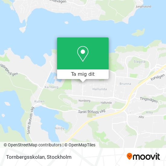 Tornbergsskolan karta