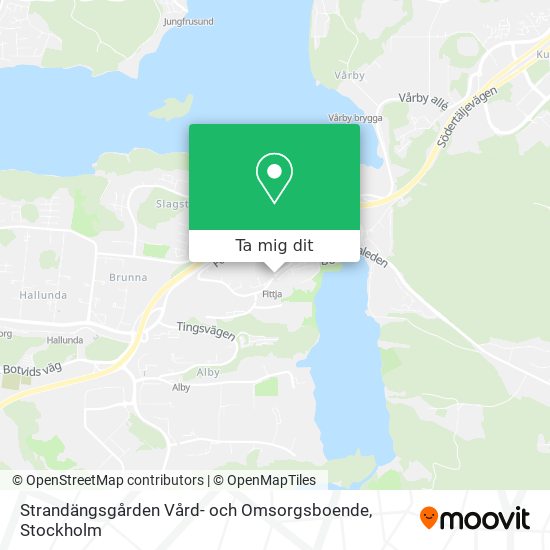 Strandängsgården Vård- och Omsorgsboende karta