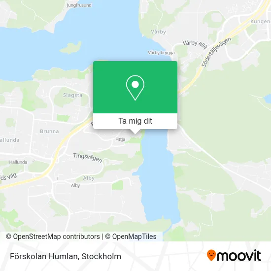 Förskolan Humlan karta