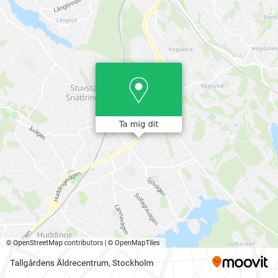 Tallgårdens Äldrecentrum karta