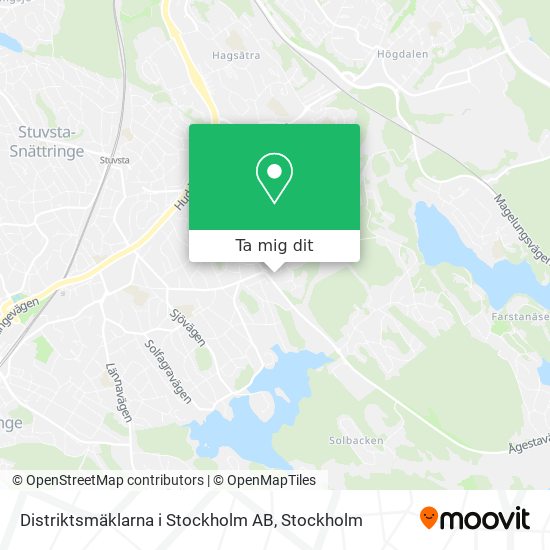 Distriktsmäklarna i Stockholm AB karta