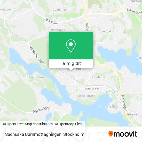 Sachsska Barnmottagningen karta