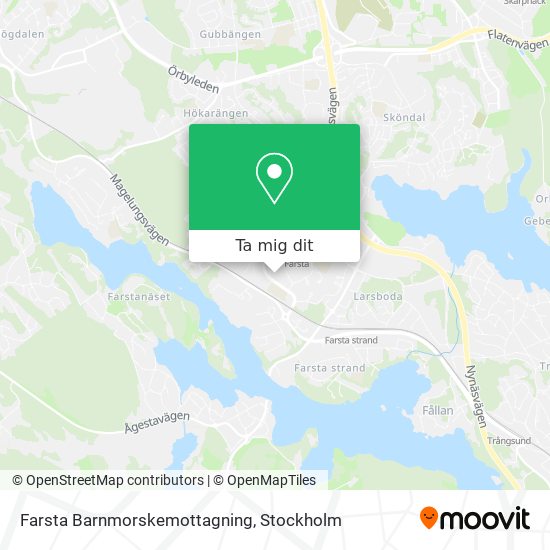 Farsta Barnmorskemottagning karta