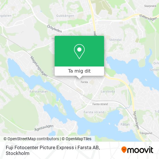 Fuji Fotocenter Picture Express i Farsta AB karta