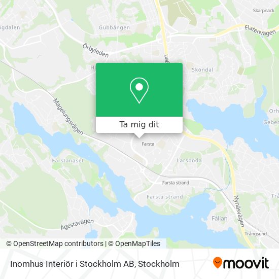 Inomhus Interiör i Stockholm AB karta