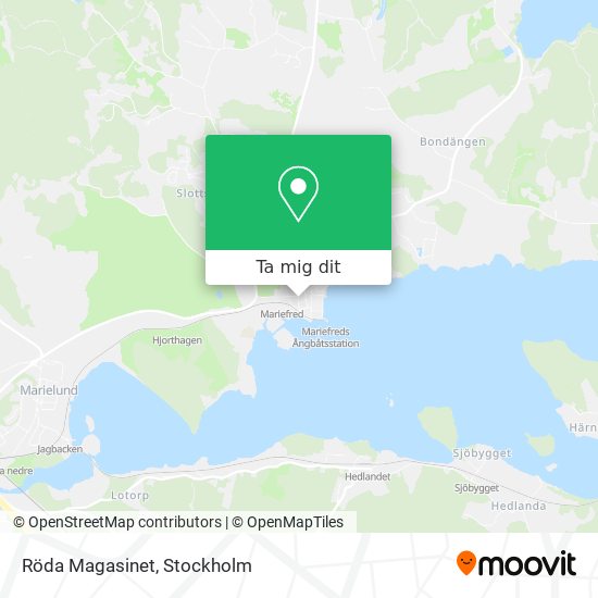 Röda Magasinet karta