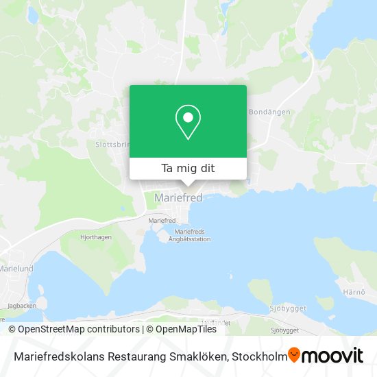 Mariefredskolans Restaurang Smaklöken karta