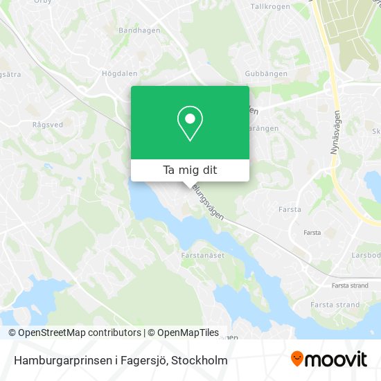 Hamburgarprinsen i Fagersjö karta