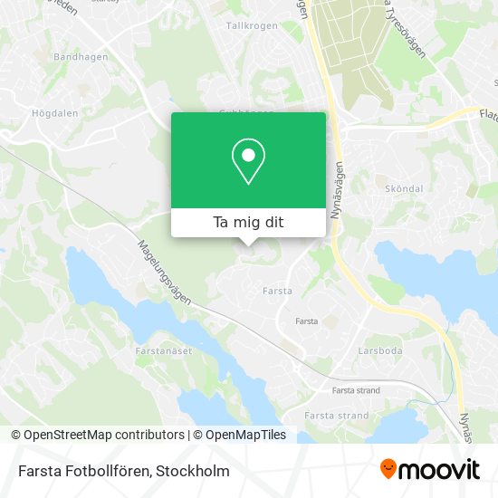 Farsta Fotbollfören karta