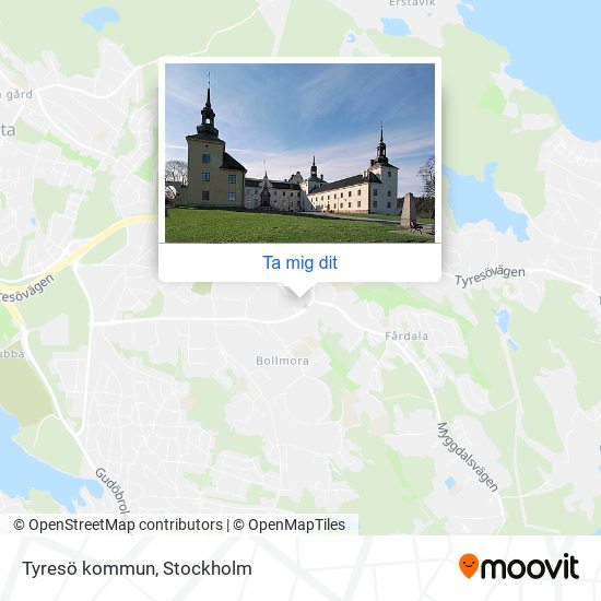 Tyresö kommun karta