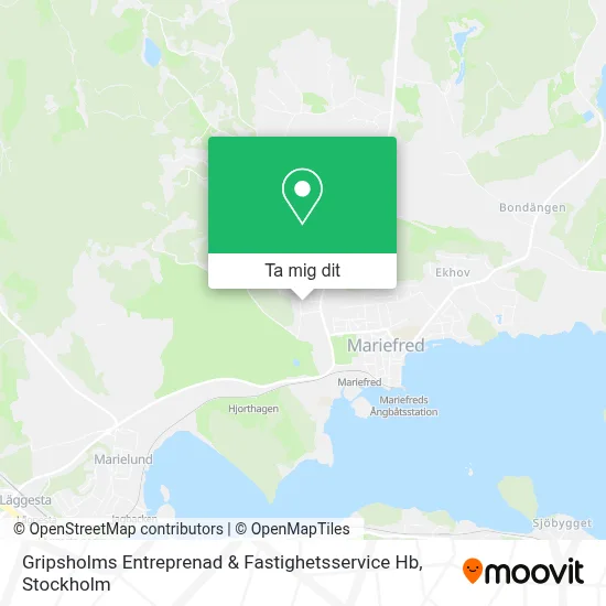 Gripsholms Entreprenad & Fastighetsservice Hb karta