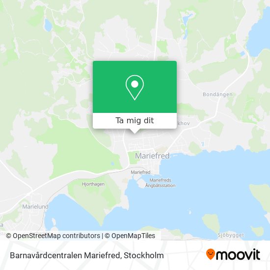 Barnavårdcentralen Mariefred karta