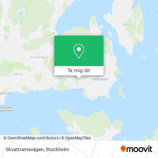 Skvattramsvägen karta