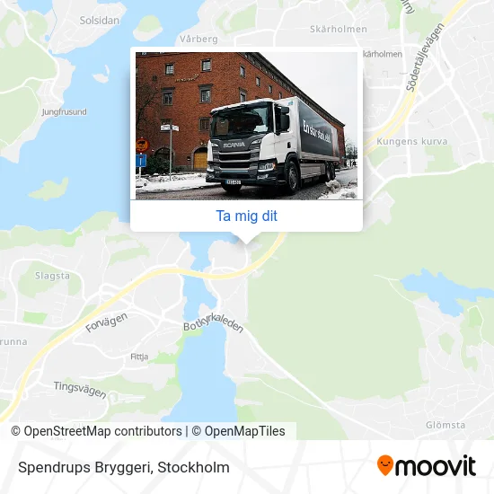 Spendrups Bryggeri karta