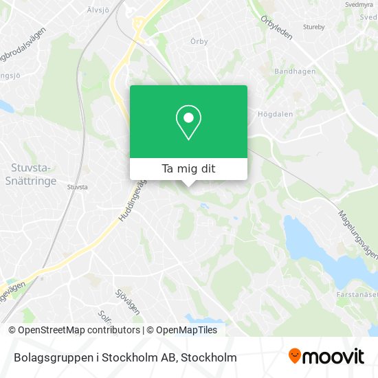 Bolagsgruppen i Stockholm AB karta