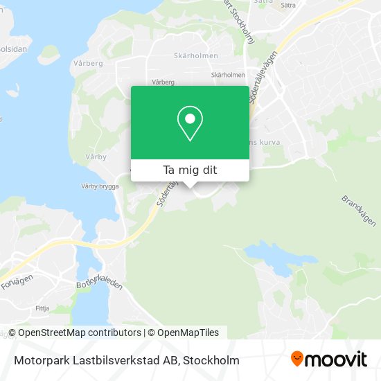 Motorpark Lastbilsverkstad AB karta