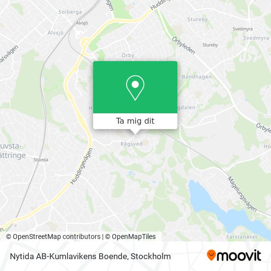 Nytida AB-Kumlavikens Boende karta