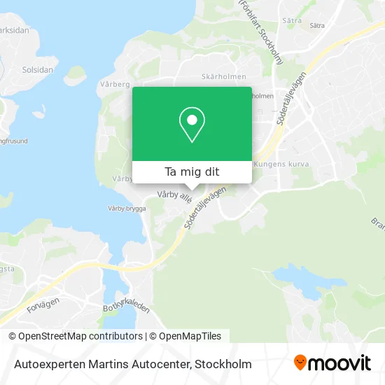 Autoexperten Martins Autocenter karta