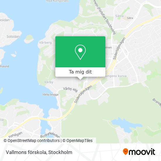 Vallmons förskola karta