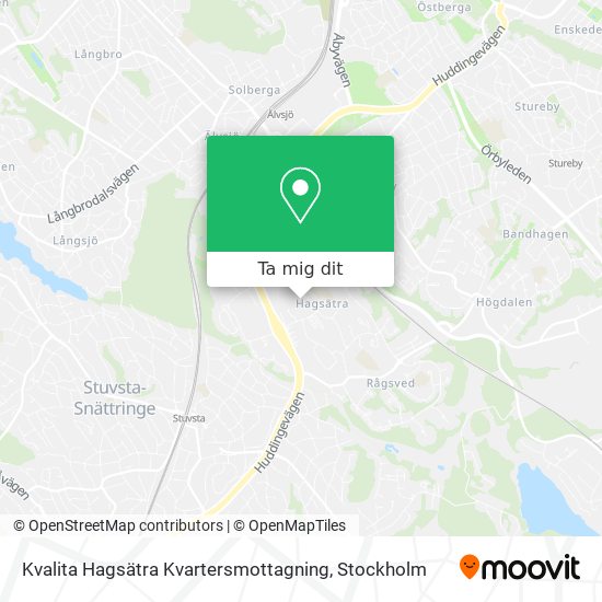 Kvalita Hagsätra Kvartersmottagning karta