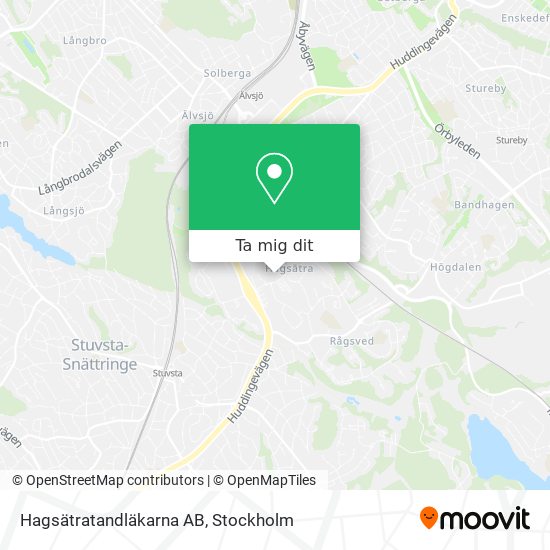 Hagsätratandläkarna AB karta
