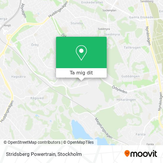 Stridsberg Powertrain karta