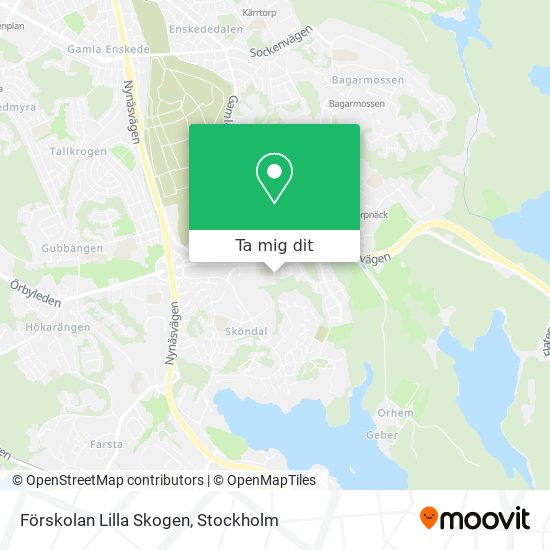 Förskolan Lilla Skogen karta