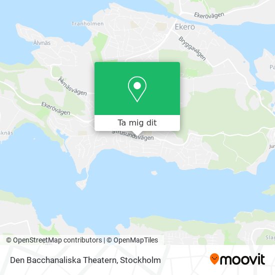 Den Bacchanaliska Theatern karta