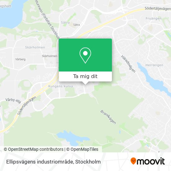 Ellipsvägens industriområde karta