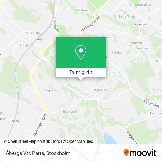 Åbergs Vtc Parts karta