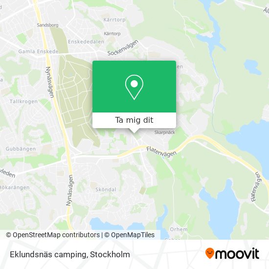 Eklundsnäs camping karta