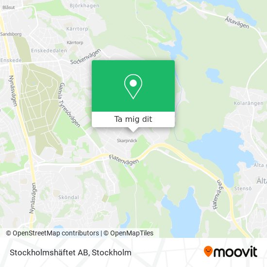 Stockholmshäftet AB karta