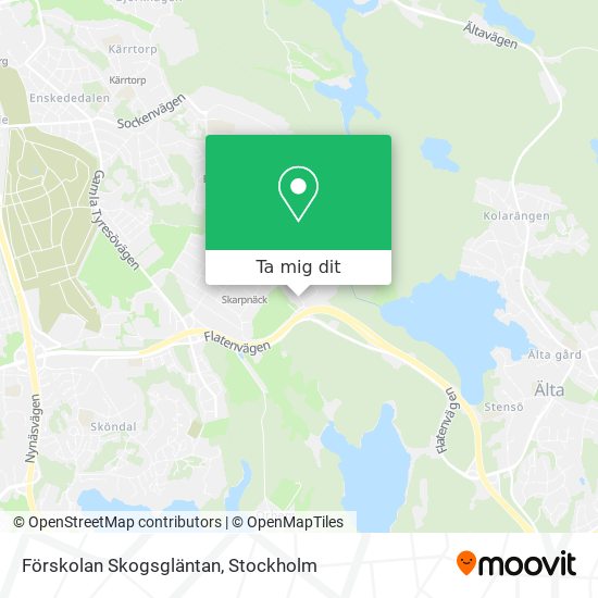 Förskolan Skogsgläntan karta